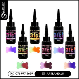 Color Changing with Temperature UV Resin