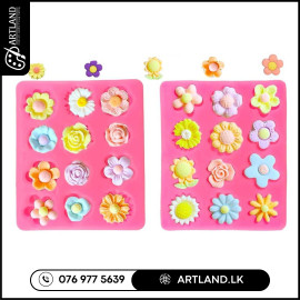 Mini Flowers Embed Silicone Mold