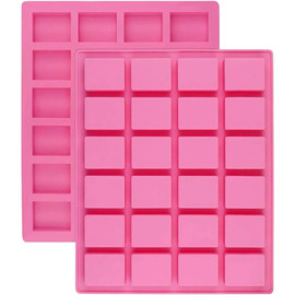 24-Cavity Small Rectangle Hotel Soap Making Mold