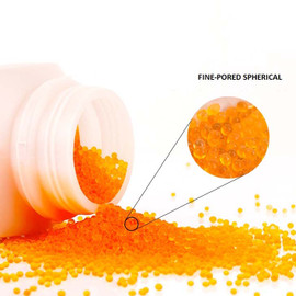 Color Indicating Orange Silica Gel Beads 500g Color Indicating Orange Silica Gel Beads 500g