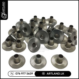 Metal Candle Wick Bases, Sustainers 25Pcs