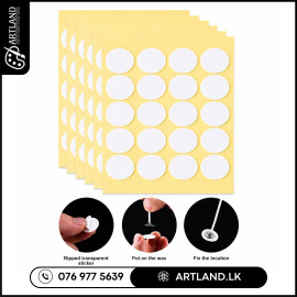Candle Wick Stickers (10/15/20mm) 20Pcs