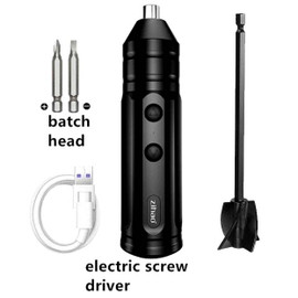 Rechargeable Screwdriver with Resin, Paint Mixer