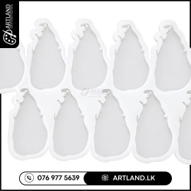 Sri Lanka Shaped Silicone Resin Mold (6/10 Pcs)