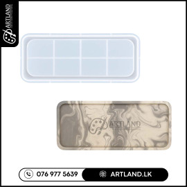 Rectangular Silicone Tray Mold for Resin, Cement & Jesmonite