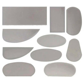 10PCS Stainless Steel Pottery & Clay Scraper Set 10PCS Stainless Steel Pottery & Clay Scraper Set