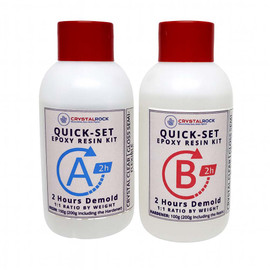 Quick Set Crystal Clear Epoxy (2Hrs Cure)