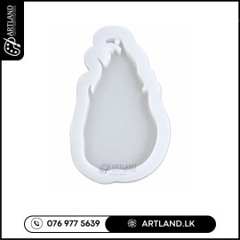 Sri Lanka Shaped Silicone Mold (Single)