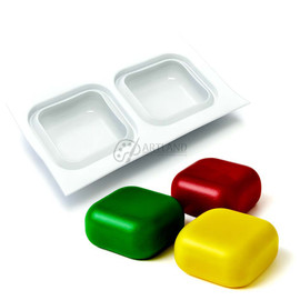Rounded Edge Square Pillow Silicone Mold Rounded Edge Square Pillow Silicone Mold
