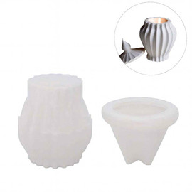 Roman/European style Jar & Candle Holder Silicone Mold Set Roman/European style Jar & Candle Holder Silicone Mold Set