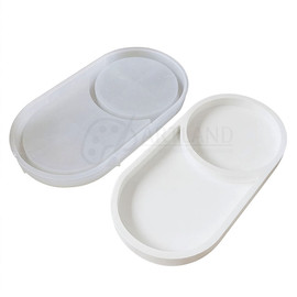 Oval Divider Plate Mold for Resin, Eco Resin & Plaster Oval Divider Plate Mold for Resin, Eco Resin & Plaster