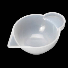 Silicone Mixing Cup with Pour Spout and Handle