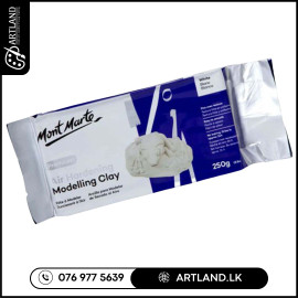 Mont Marte Air Dry Modelling Clay White 250g