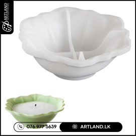 Lotus Flower Bowl Shaped Mold for Resin & Candle
