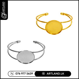 Bangles with 1x Blank Cabochon Tray