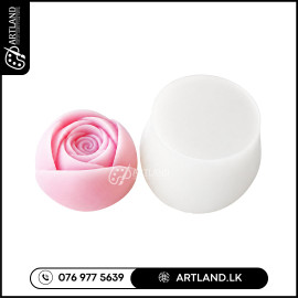 Small Rose Flower Mold for Candle