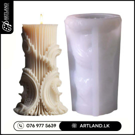 Roman Pillar Candle Silicone Mould
