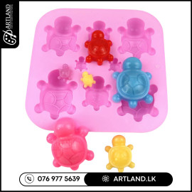 Tortoise Silicone Mold 8 Cavity