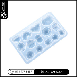 Earring Stud Silicone Mold for Epoxy & UV Resin Jewellery Making