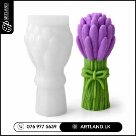 3D Lavender Flower Bouquet Silicone Candle Mold