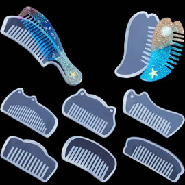Hair Comb Silicone Molds for Resin Hair Comb Silicone Molds for Resin