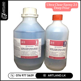 2:1 Ultra Clear Deep Pour Epoxy Resin (72Hrs Curing)