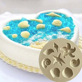 8 Shape Sea Shell Silicone Mould