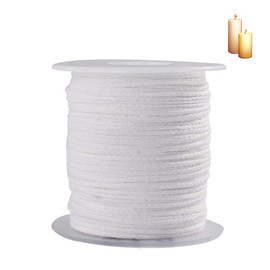 Braided Cotton Candle Wicks 200ft Spool