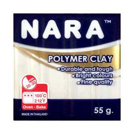 Nara Polymer Clay 55g - White