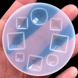 Faceted Square Gemstone Makinge Mold