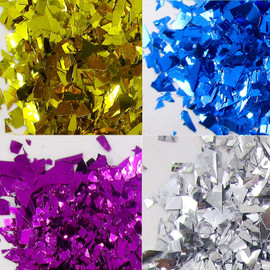 Shimmery Metallic Glitter Flakes