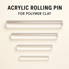 Acrylic Rolling Pin for Polymer Clay