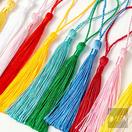 Polyester Silk Tassel 5Pcs (Individual Colors)