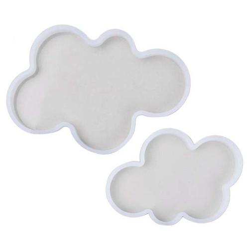 Cloud Shape Coaster Resin & Cement Mold