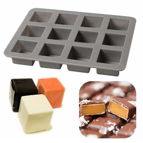 Square Silicone Mold 12 Cavity for Soap & Food