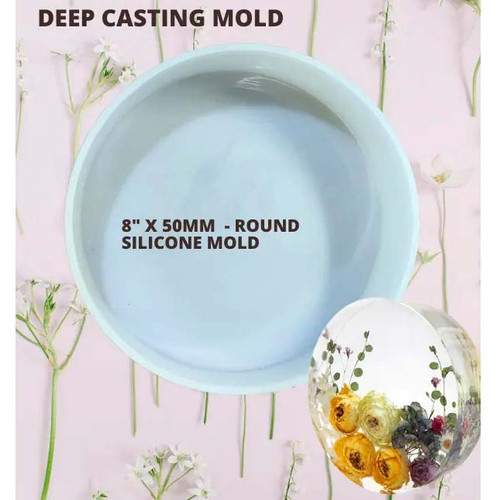 8 inch Round Plain Mold for Preserving Flowers