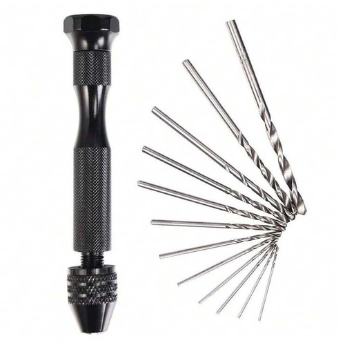 Mini Manual Twist Hand Drill Set