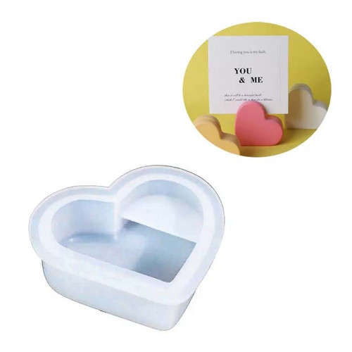 Heart Shaped Card Holder Stand Mold
