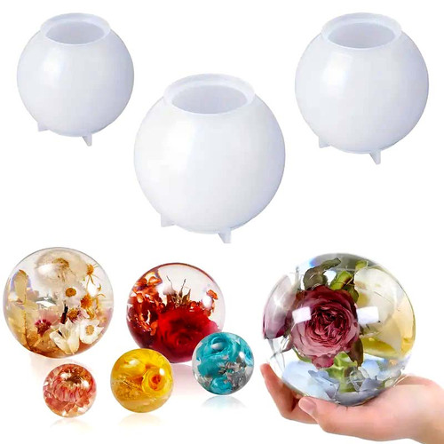 Ball Shaped Flower Preservation Resin Mold