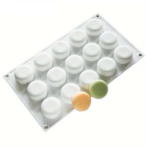 Round with rounded edges soap can candle mold