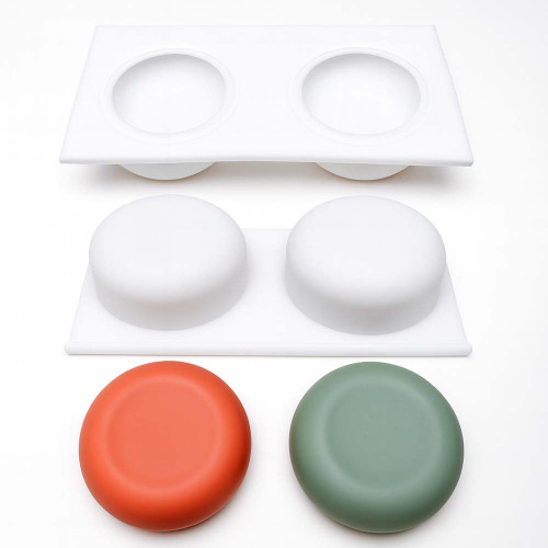 Round Silicone Soap & Candle Mold (2/15 Cavity) Round Silicone Soap & Candle Mold (2/15 Cavity)