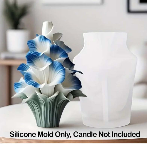 3D Calla Lily Bouquet Candle Mold 3D Calla Lily Bouquet Candle Mold