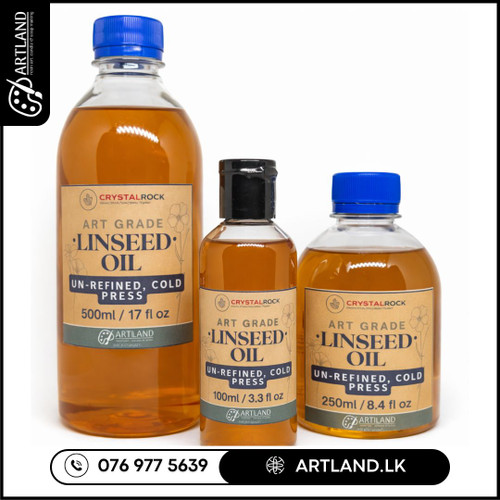 Linseed Oil (Cold Pressed, Un-Refined) Art Grade