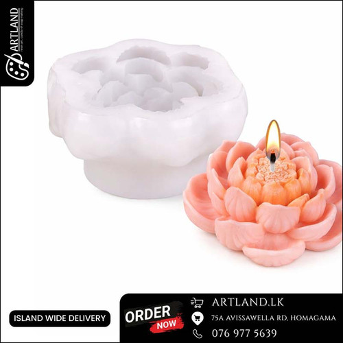 Lotus Flower Silicone Candle Mold