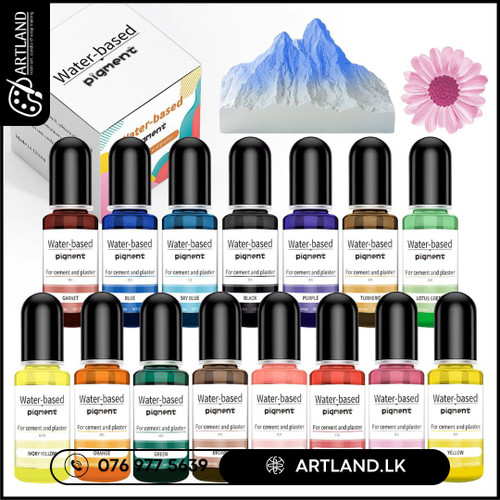 Gypsum, Jesmonite & Eco-Resin Coloring 15 Color Set