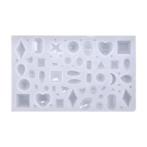 Rhinestone Mold in Various Shapes (43 Cavity) Gemstone