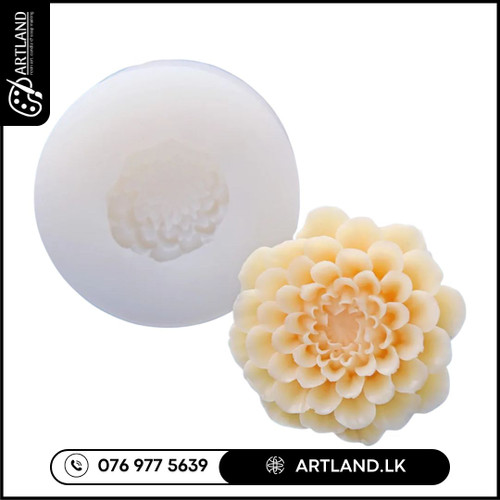 Dahlia Flower Candle Mold (Heavy-Duty)