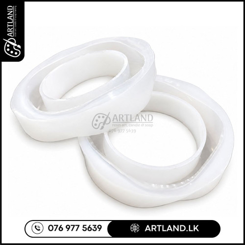 Wavy Bangle Silicone Mold for Resin (3 Sizes)