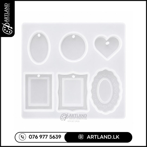Mini Frame Silicone Mold for Resin Pendants