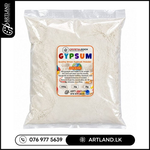 Oman Gypsum Casting Powder (Low Cost) for Paintable Crafts